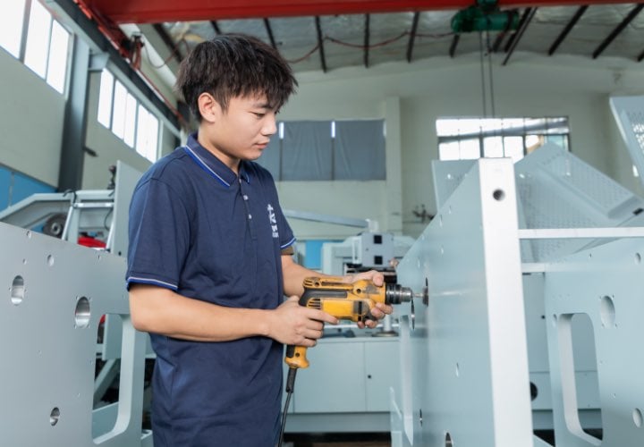 accurate assembling of machine frames