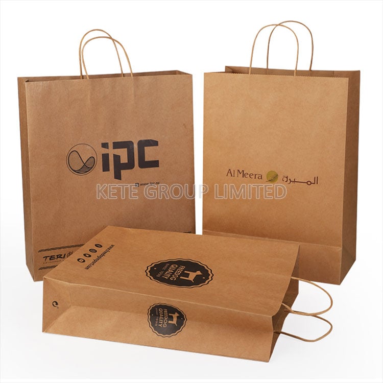 automatic paper carry bag machine sample bags